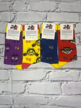 McDonald's Peace Collective Socks 4 Pairs